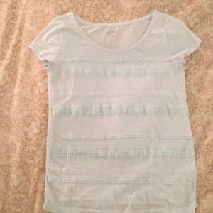 LOFT t-shirt with lace detail